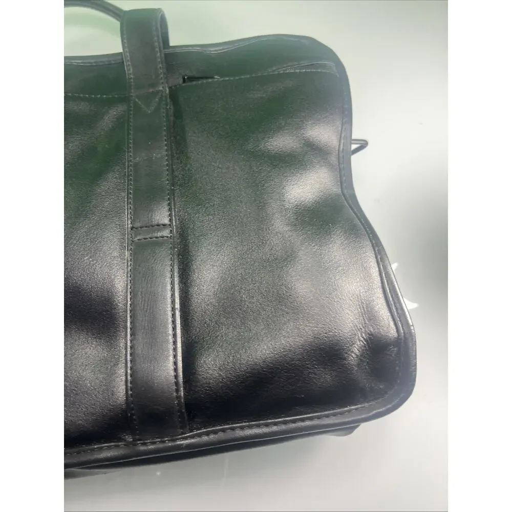 Leather Tech Organizer Briefcase